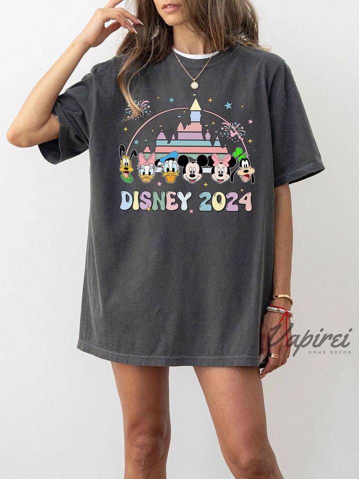 2024 Disney Family Vacation Shirt, Disney Castle 2024 Shirt