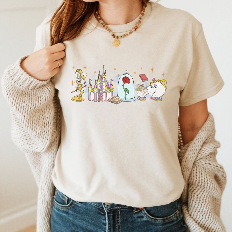 Vintage Tale as Old as Time Disney Shirt