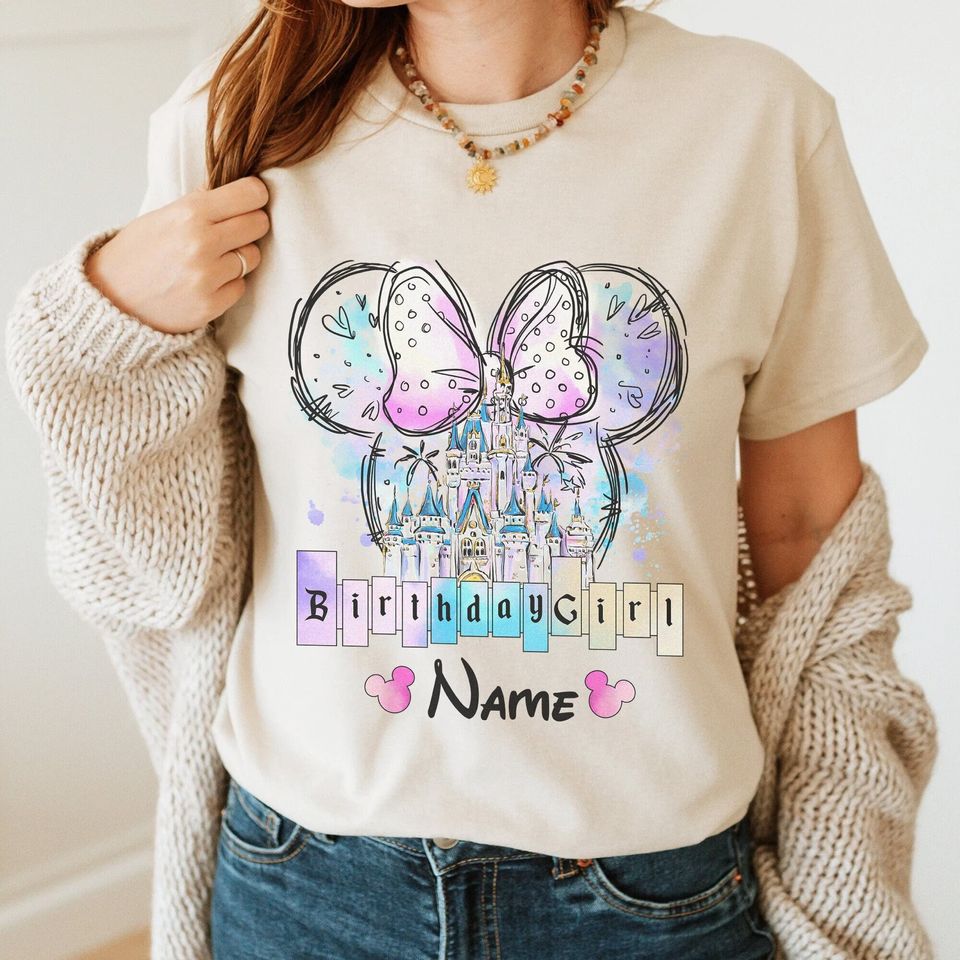 Disneyworld Minnie Mouse Birthday Disney Shirt