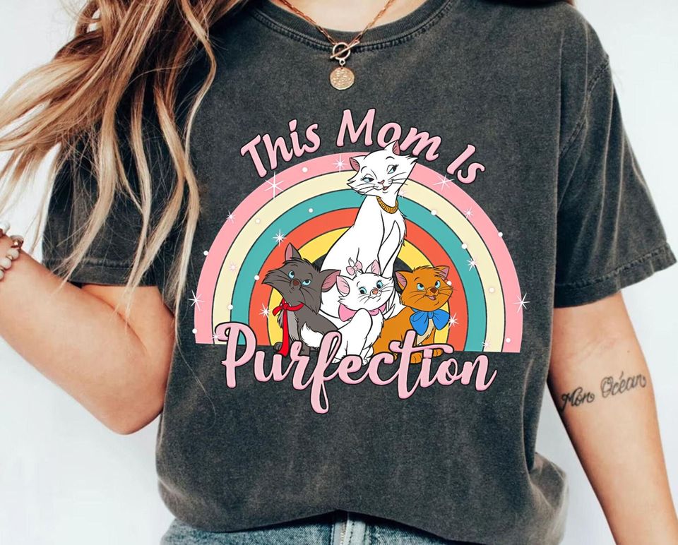 Funny Disney The Aristocats This Mom Is Purfection Shirt