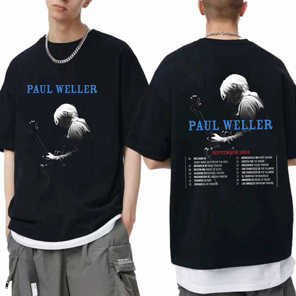 Paul Weller 2024 Tour Shirt, Paul Weller Fan Shirt