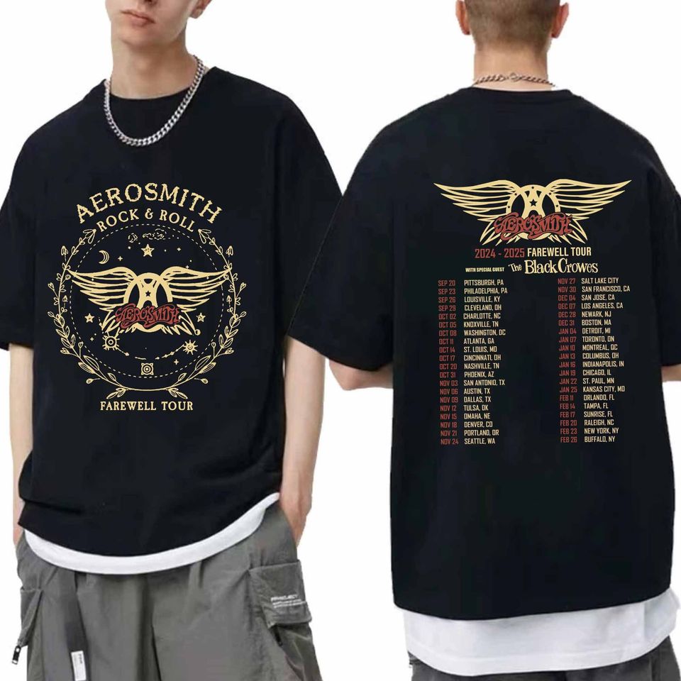 Aerosmith 2024-2025 North American Farewell Tour Shirt