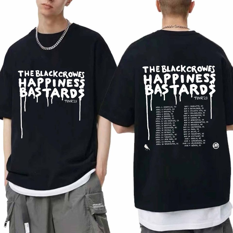 The Black Crowes 2024 Happiness Bastards Tour Shirt