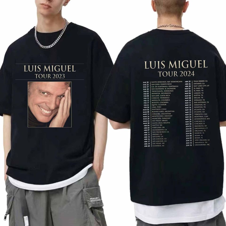 Luis Miguel Tour 2024 Shirt, Luis Miguel Fan Shirt