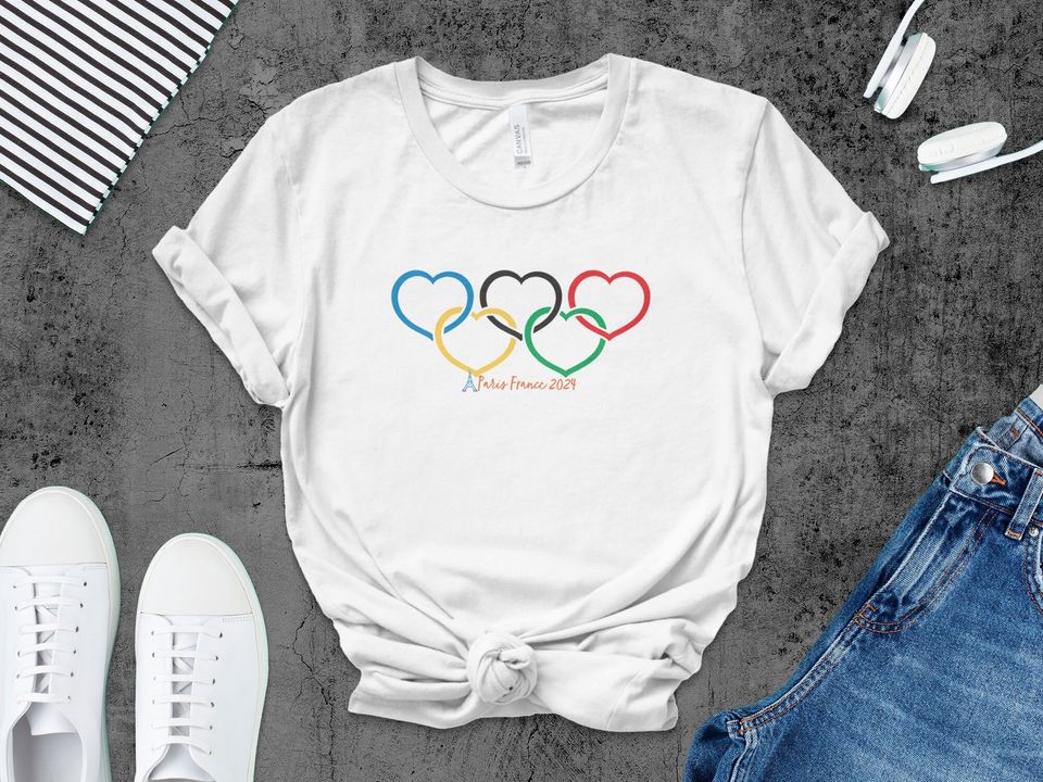 Paris 2024 Olympics Summer Games shirt, Travel To France for 2024 Olympics T-Shirt, Paris France Shirt, Eiffel Tower, Sports Fan Friend Gift