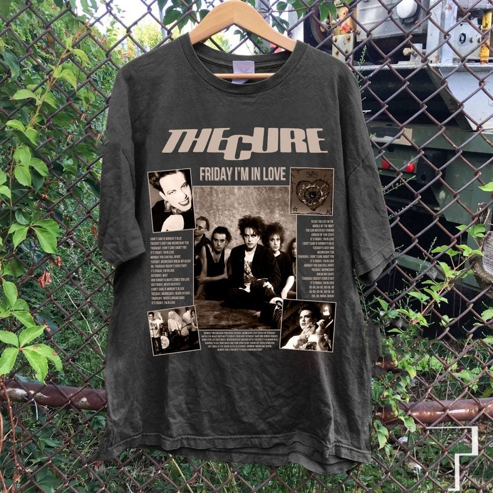 The Cure Retro, The Cure Retro Shirt, The Cure T shirt, The Cure band T-Shirt