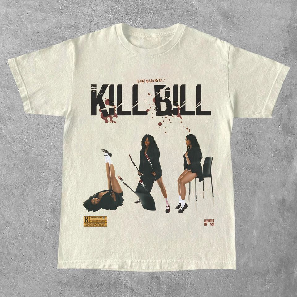 Vintage 90s Bootleg Style SZA Kill Bill T-Shirt