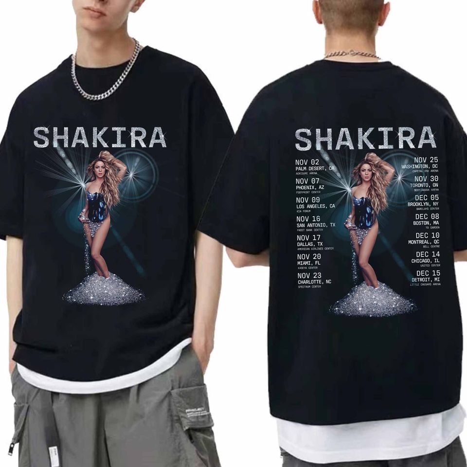 Shakira 2024 World Tour Shirt, Shakira Fan Shirt