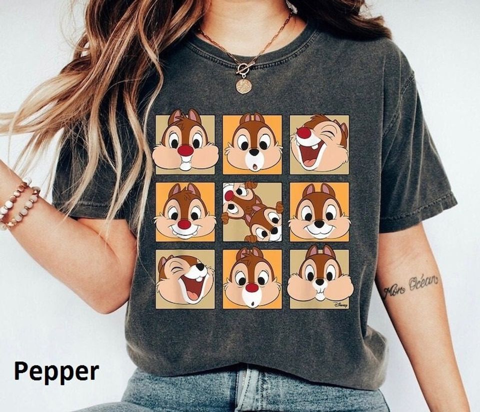 Chip and Dale T-Shirt, Disney Characters Shirt