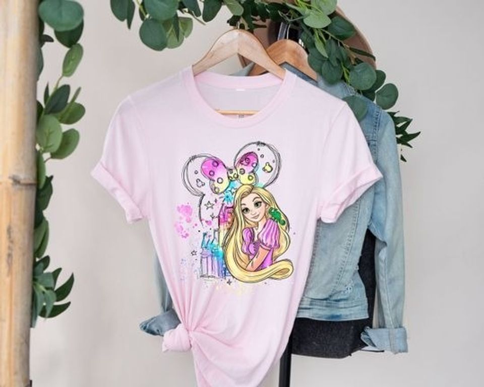 Disney Tangled Characters Retro Shirt, Tangled Rapunzel Tee