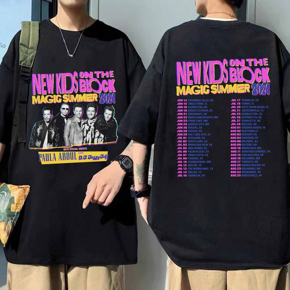 NK on The Block The Magic Summer Tour 2024 Shirt, NK on The Block Concert, NKOT Block 2024 Tour Shirt, NK on The Block Fan Gift