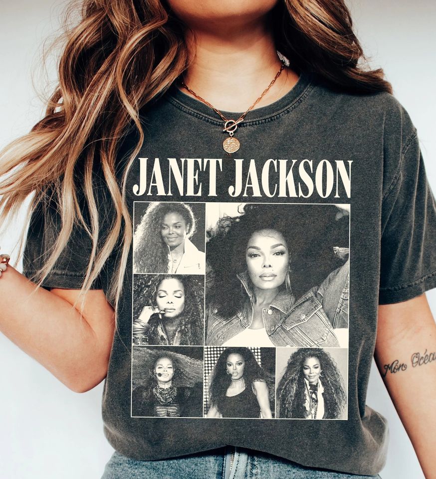 90s Janet Jackson Shirt, Singer Janet Jackson Tee, Together Again Music Tour 2024 Shirt, Janet Jackson Concert Tee, Janet Fan Gifts Shirt