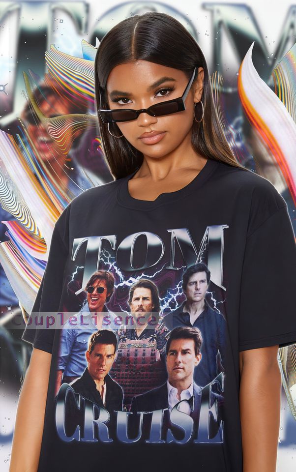 TOM CRUISE Vintage Shirt | Tom Cruise Homage Retro | Tom Cruise Tees | Movie Action Tom Cruise|Tom Cruise 90s Sweater | Tom Cruise Merch