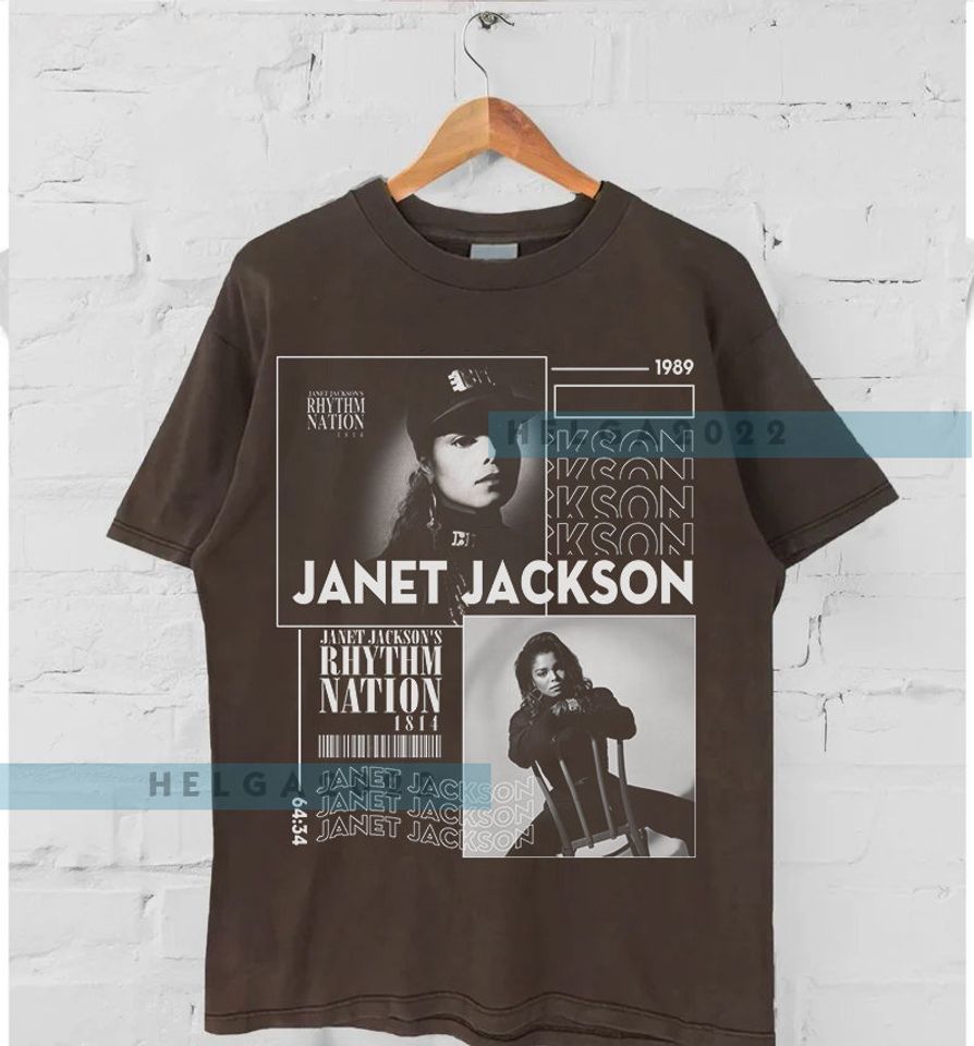 Janet Jackson Shirt, Janet Jackson world Tour Shirt, The Queen Of Pop T-Shirt