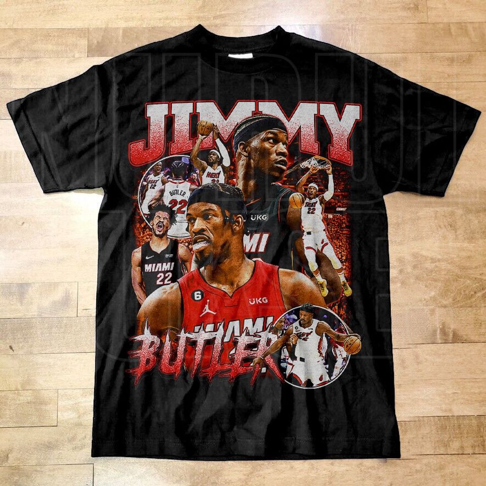 Vintage Style Jimmy Butler Shirt, Basketball shirt, Classic 90s Graphic Tee, Unisex, Vintage Bootleg