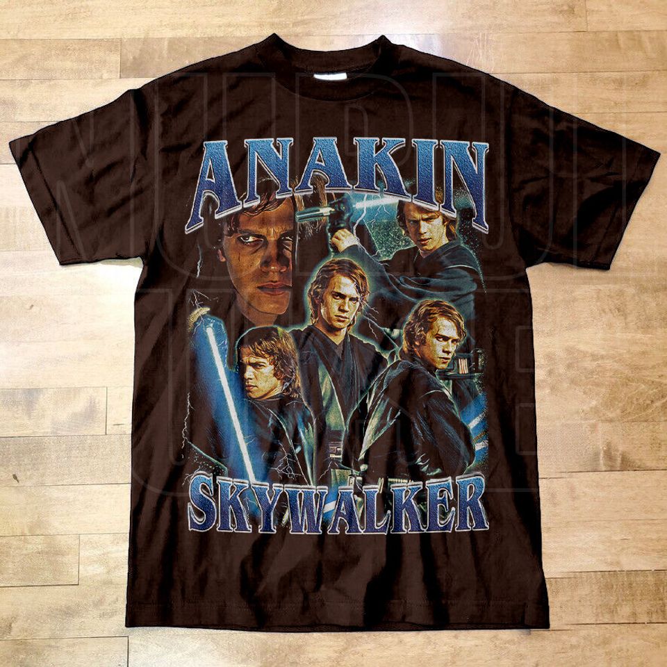 Vintage Style Anakin Skywalker T Shirt, Unisex Shirt, Anakin Skywalker 90s retro design graphic tee shirt