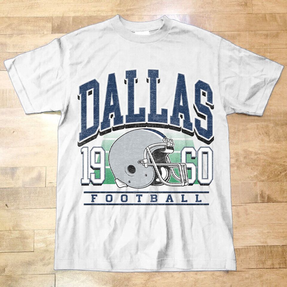 Dallas Football T Shirt, Vintage Style Dallas Football T shirt, Football T shirts, Dallas T Shirts