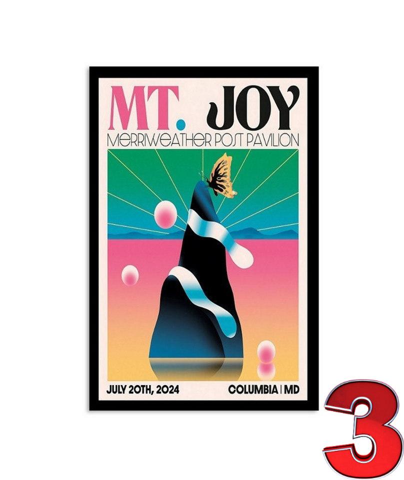 Mt Joy Red Rocks Amphitheatre Show 2024 Poster