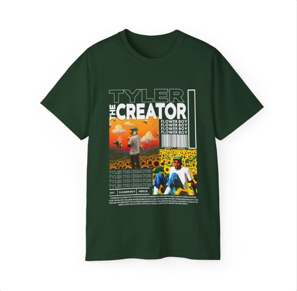 Vintage Tyler The Creator T-Shirt, Tyler 90s Retro Design T Shirt