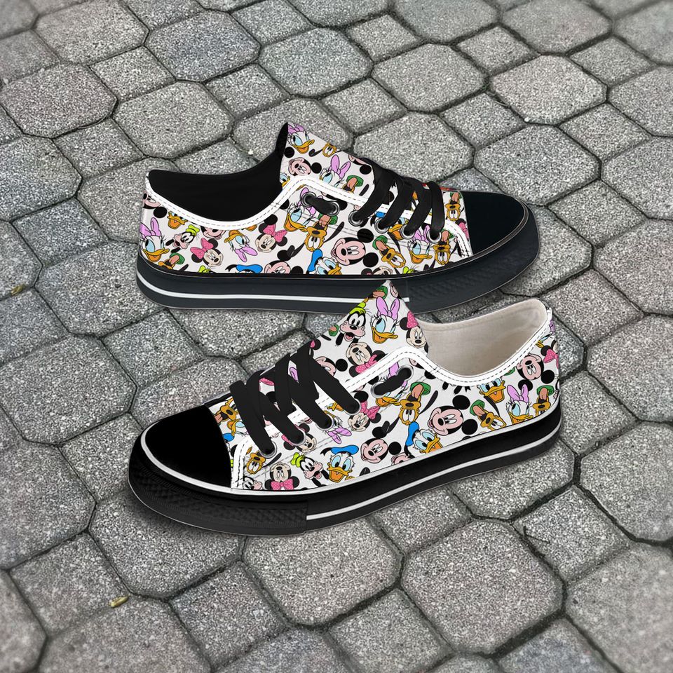 Women's Disney Characters Low Top Sneakers