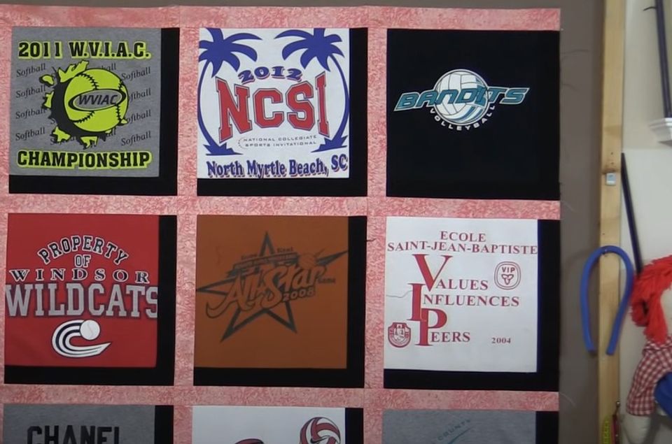 Completing your t-shirt quilt for beginners