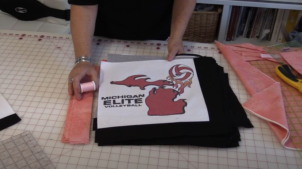 Sewing your t-shirt quilt