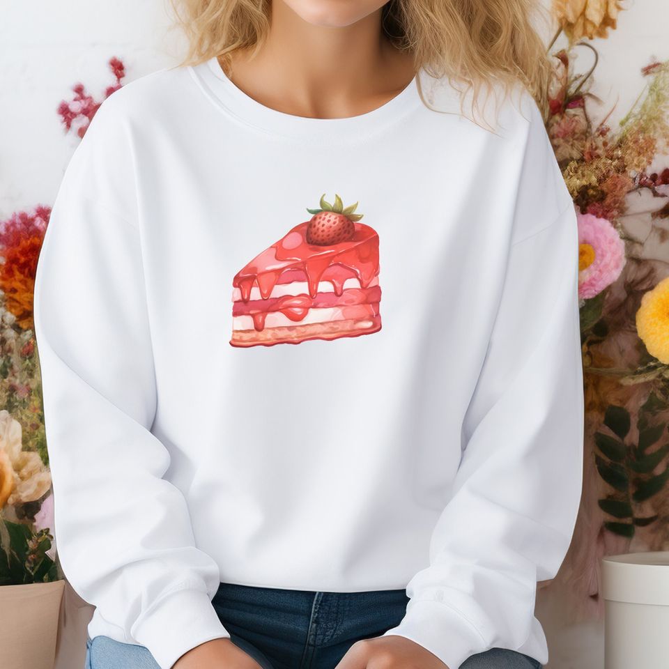 Strawberry Shortcake Sweatshirt, Coquette Sweater