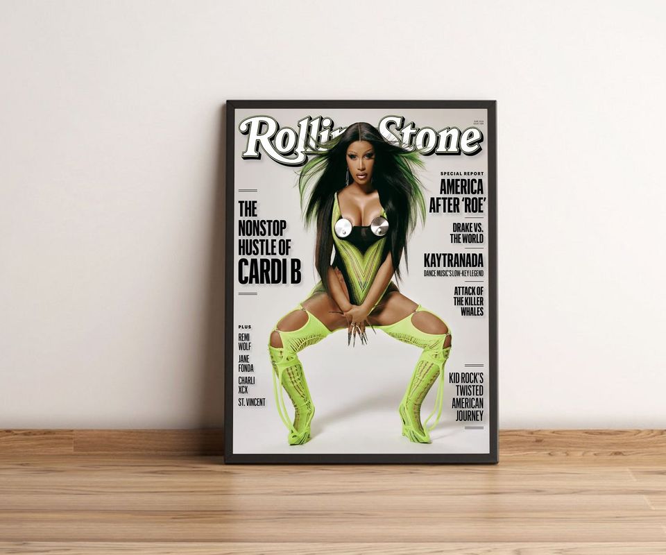The Nonstop Hustle Of Cardi B At Rolling Stone 2024 Poster