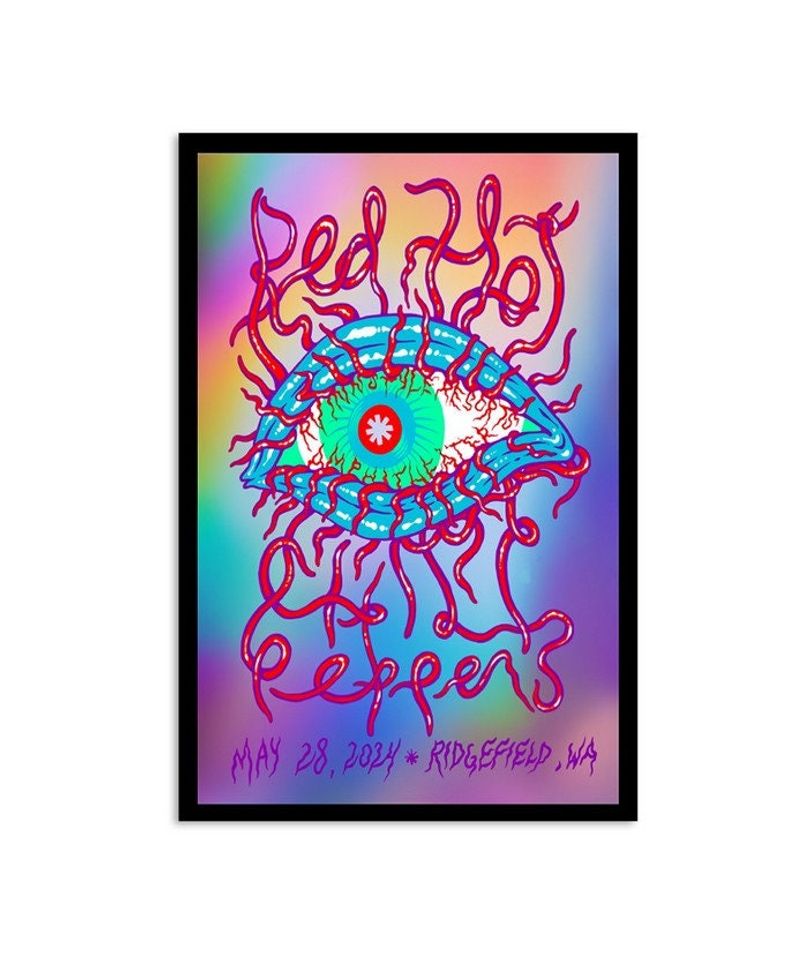 Red Hot Chili Peppers May 28th 2024 Poster