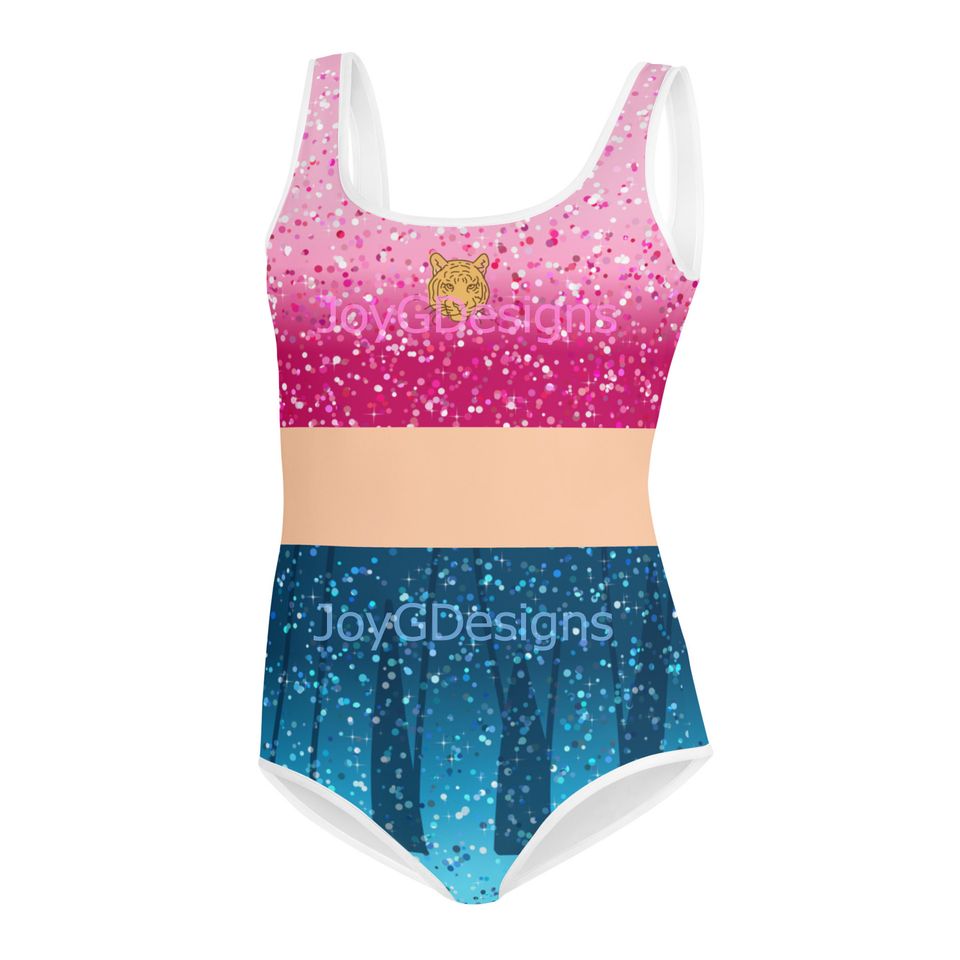 1989 Taylor inspired pink and blue outfit, swimsuit