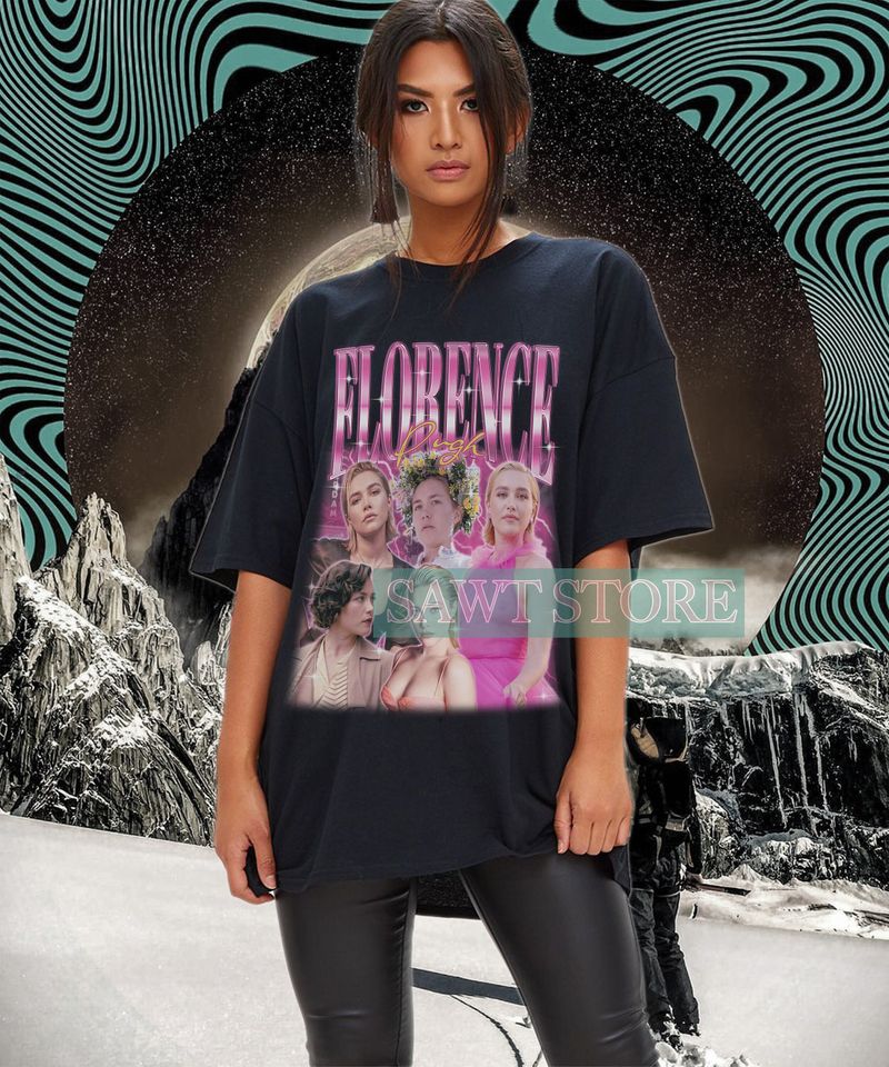 Florence Pugh Actor Shirt, Florence Pugh Homage Shirt, Florence Pugh Merch Gift