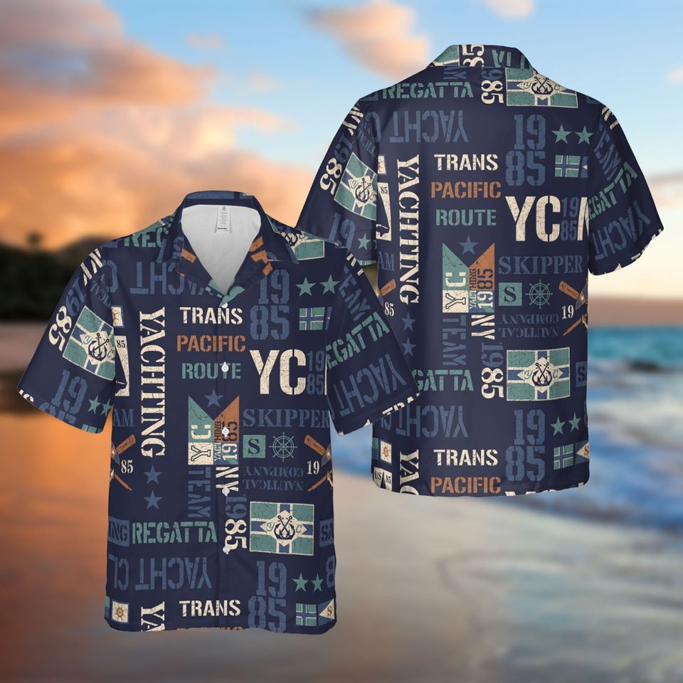 Tropical Summer Trip Hawaii Shirt, Beach Hawaiian Shirt