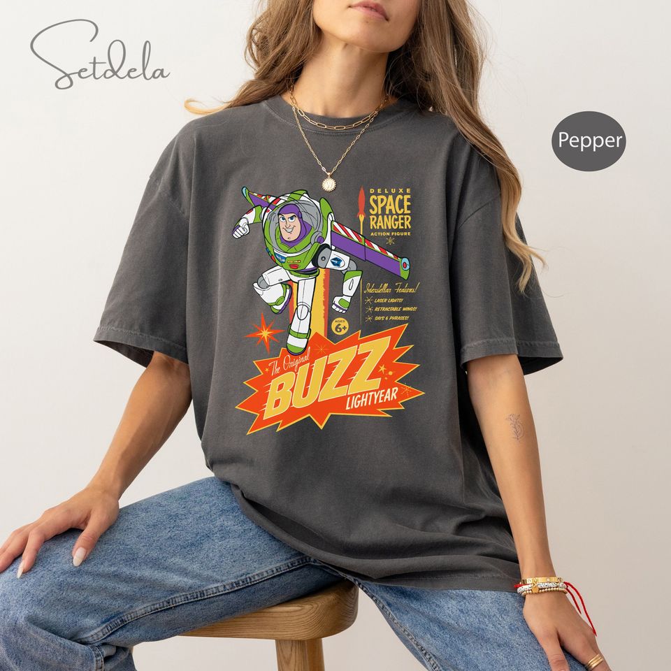 Toy Story Buzz Lightyear Comfort Colors Shirt, Jessie and Buzz Disney Shirt