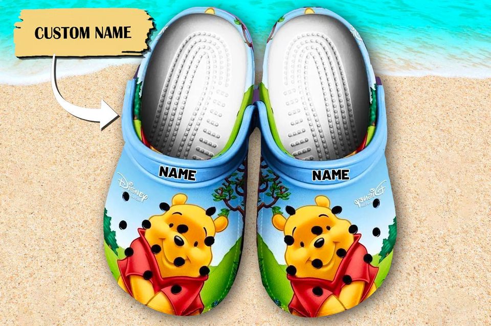 Personalized Disney Winnie The Pooh Clogs Shoes