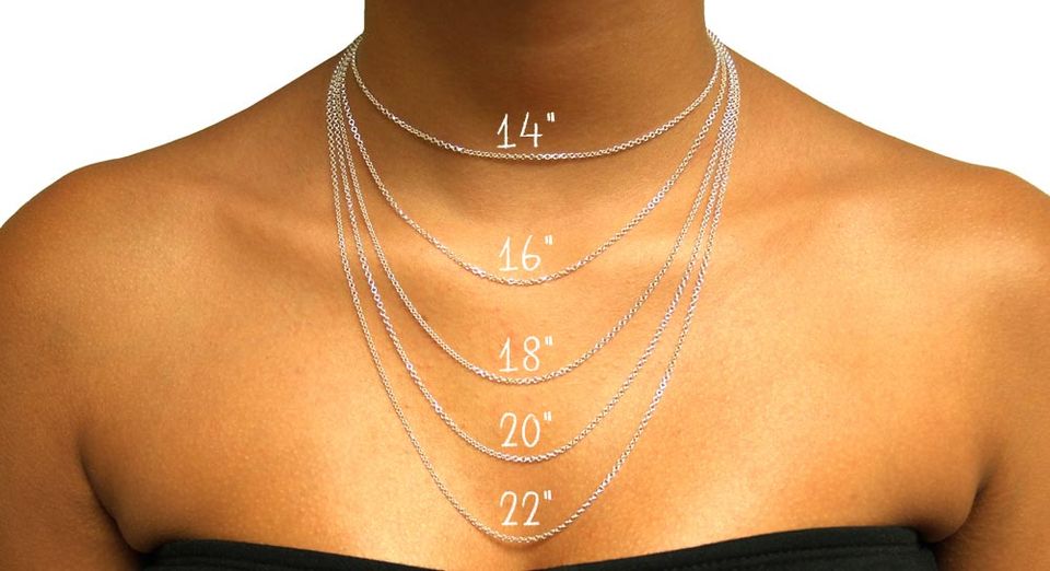 Choosing necklace length outside or inside a shirt