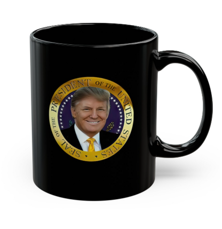 Trump Coffee Mug/ President Donald Trump Mug/ Trump Presidential Seal Mug