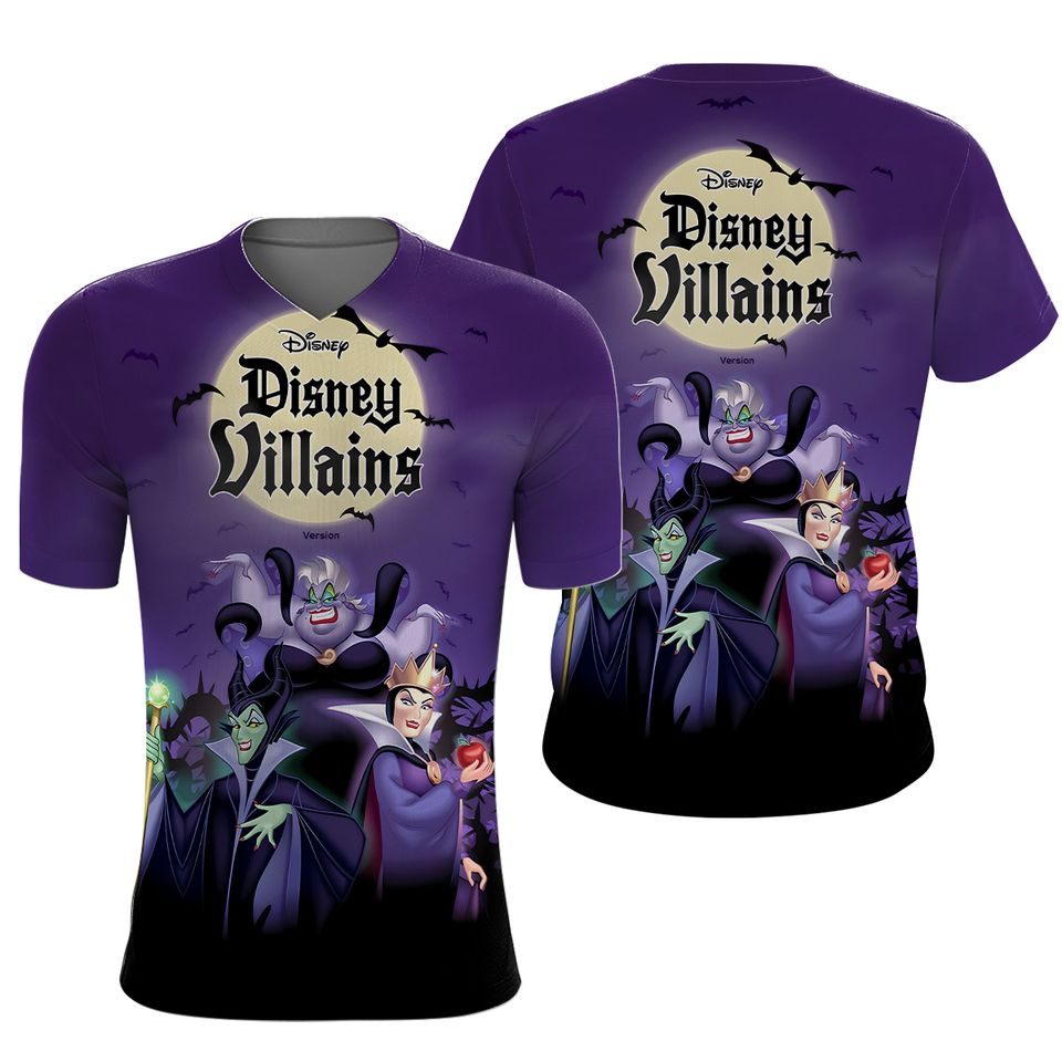 2024 Disney Villains 3D T-shirt