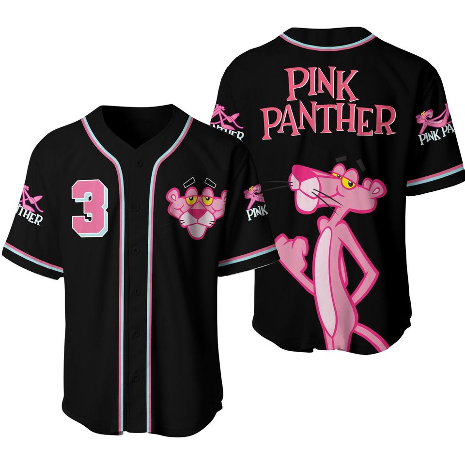 Pink Panther Baseball Jersey, Disney Jersey