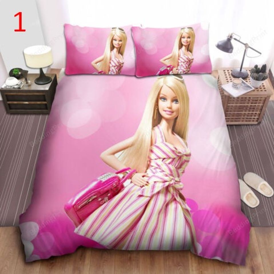 Barbie Bedding Set Cartoon Disney Bedding Sets
