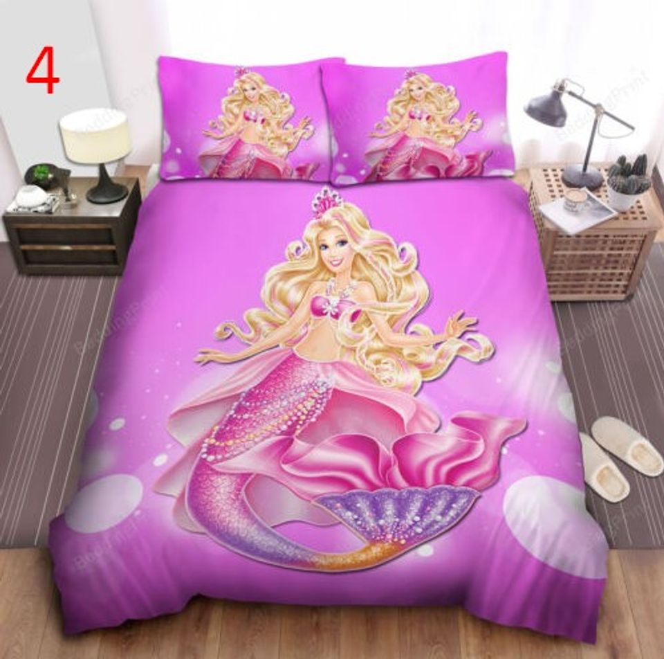 Barbie Bedding Set Cartoon Disney Bedding Sets