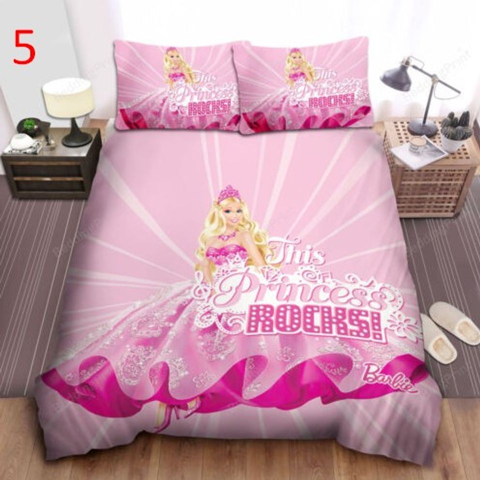 Barbie Bedding Set Cartoon Disney Bedding Sets