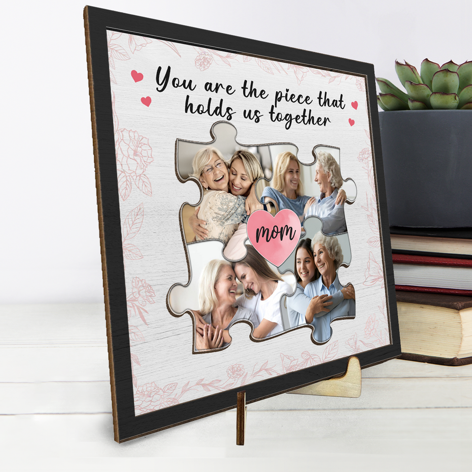 Custom Photo You Are The Most Important Piece - Family Personalized Wooden Plaque