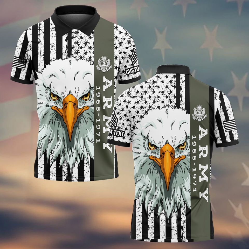 Customized Eagle U.S. Veteran – Polo Shirt