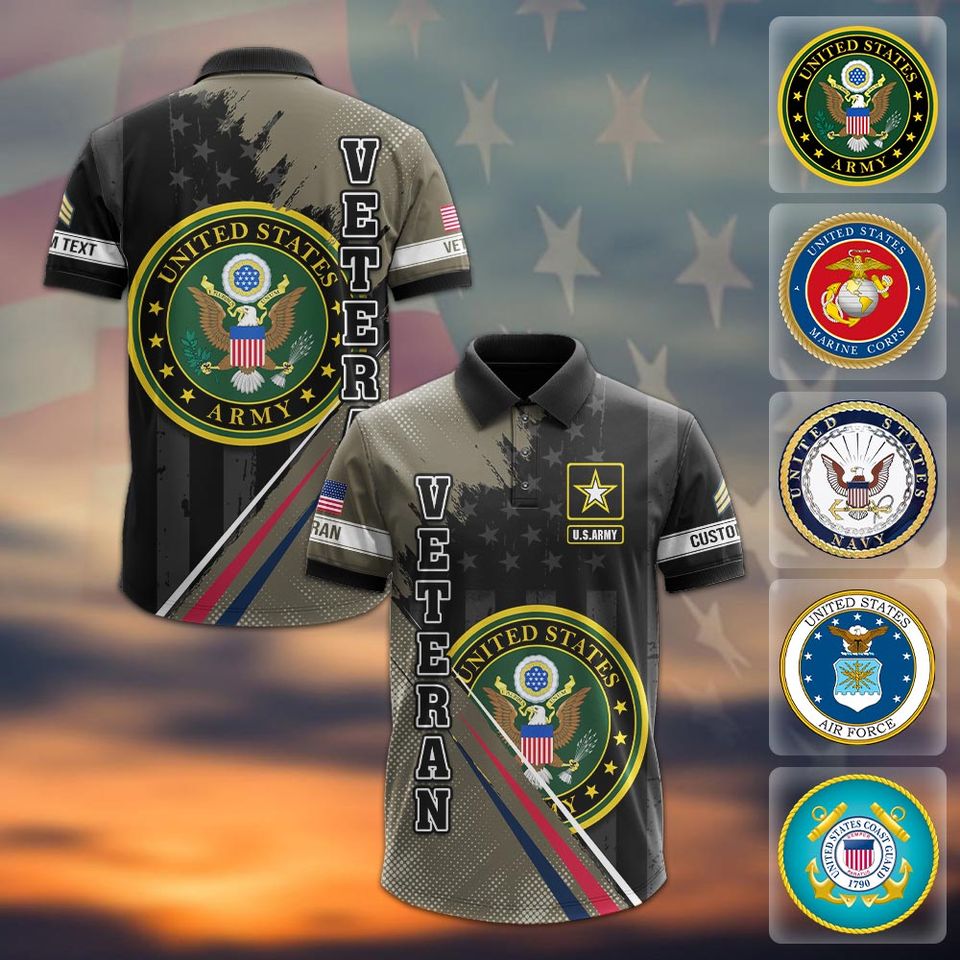 Customized U.S Military Shirt – Polo Shirt