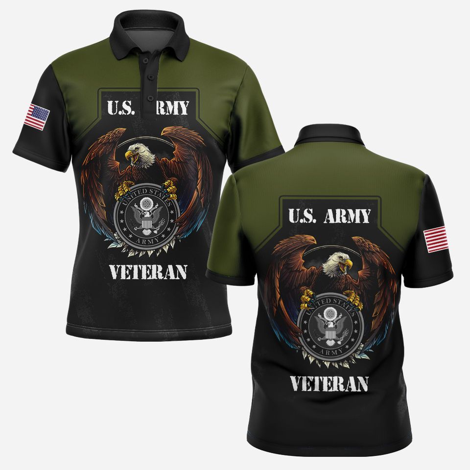 Personalized U.S. Army Veteran – Polo Shirt