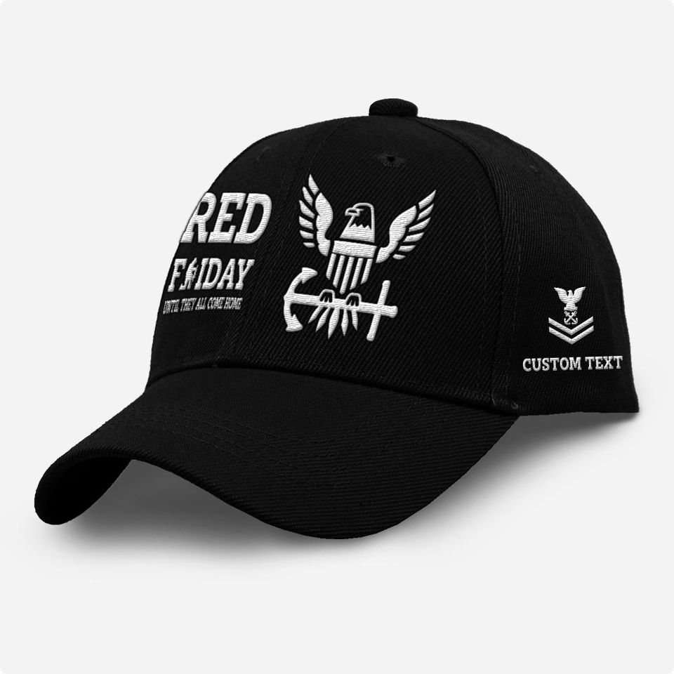 Customized US Navy Veterans Embroidered Baseball Cap
