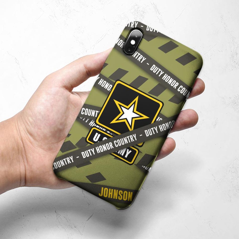 Customized US Veteran Phone Case