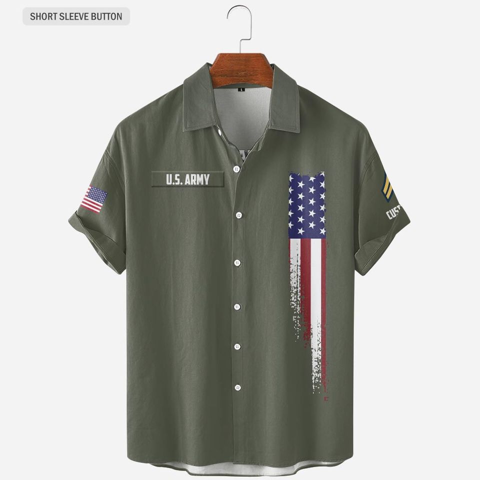 Customized Army MOS – Son Of America Hawaiian Shirt