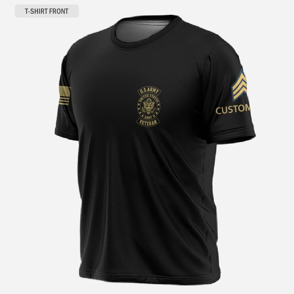 Customized U.S. Military Veteran 3D Shirts