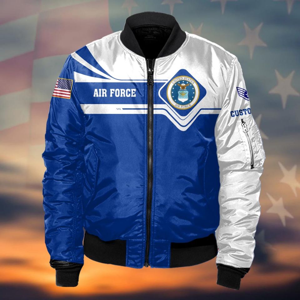 Customized U.S Air Force Veteran Bomber Jacket